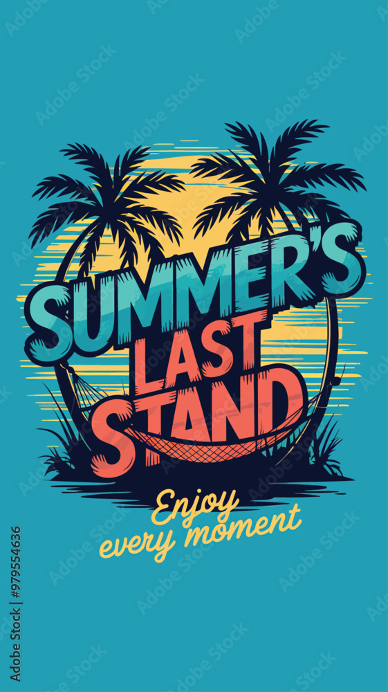 Naklejka premium 2d vector illustration t-shirt design with lettering 