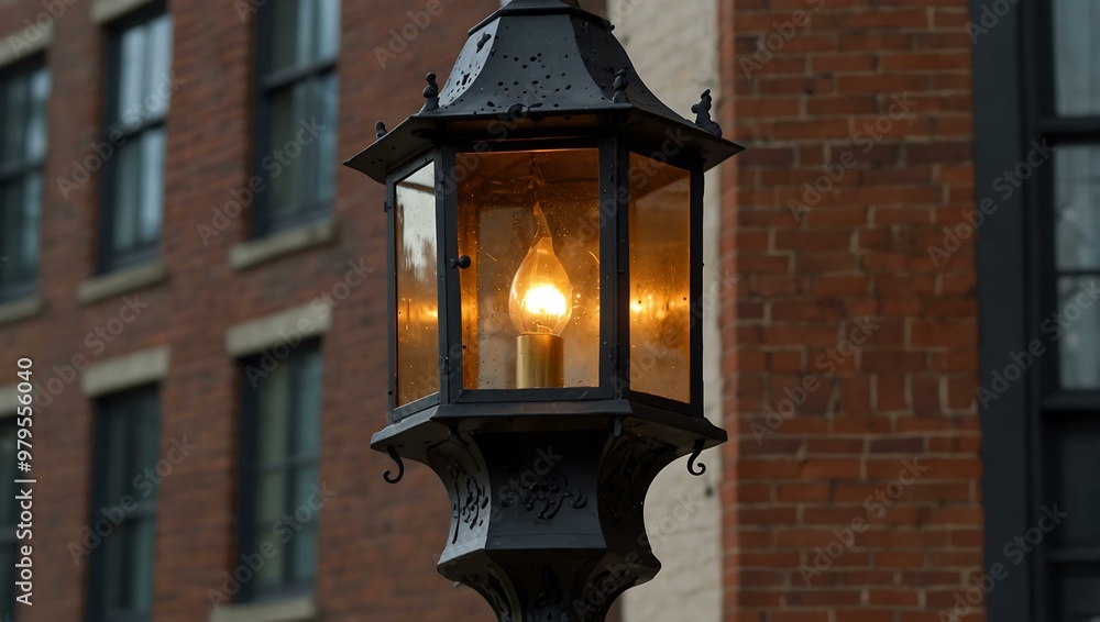 Close-up of a lantern in Venlo’s historic center. Close-up of a lantern in Venlo’s historic center.