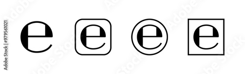 Symbol on cosmetics packaging set icons. Linear style. Vector icons.