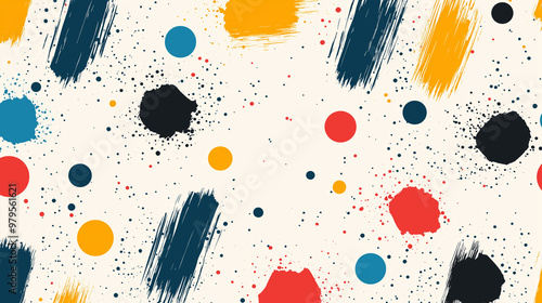 A colorful background with many small circles