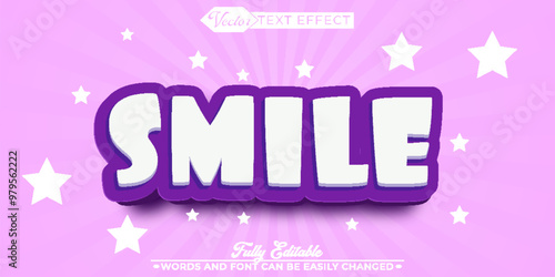 Sky Azure Blue  Vector Editable Text Effect Template