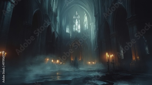 Ethereal Cathedral: A Mystical Journey Through Spiritual Grandeur photo