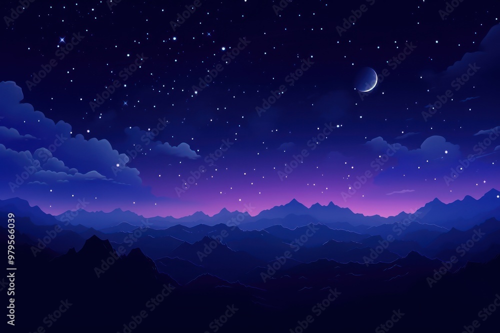 Night sky landscape astronomy outdoors. Night sky landscape astronomy outdoors.