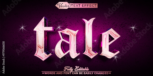 Cartoon Magical Tale Editable Text Effect Template