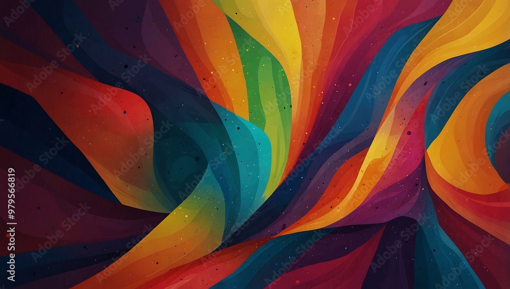 Colorful abstract background with vibrant shapes and patterns. Colorful abstract background with vibrant shapes and patterns.