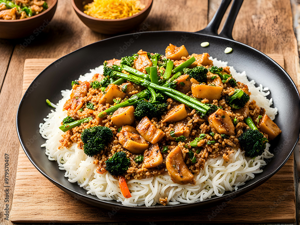 Pad See Ew OF THAI CUISINE is a stir-fried noodle dish with sweet soy sauce Pad See Ew OF THAI CUISINE is a stir-fried noodle dish with sweet soy sauce