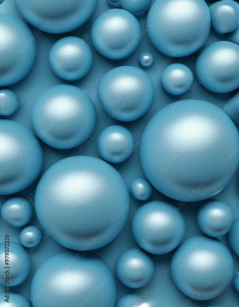 Abstract Blue Spheres Wallpaper Background Abstract Blue Spheres Wallpaper Background