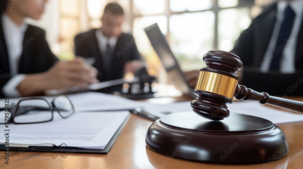 Legal Consultation with Scales of Justice and Gavel Legal Consultation with Scales of Justice and Gavel
