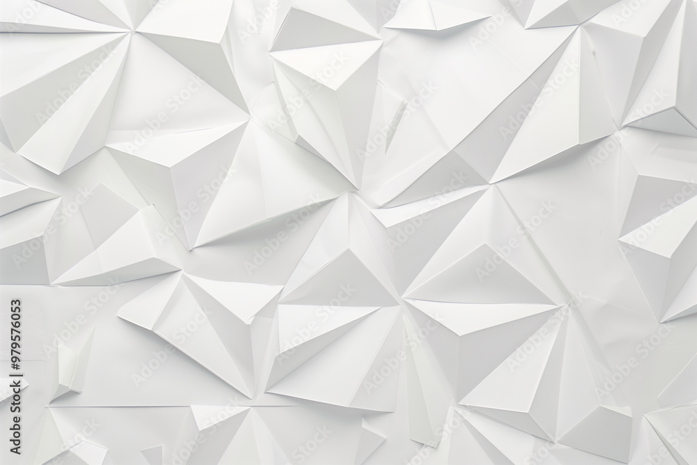 Fototapeta premium A mesmerizing geometric pattern unfolds, the intricate play of light and shadow creates a striking aesthetic in this captivating close-up of architectural design. 