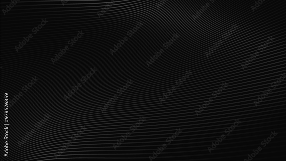 Abstract Black Pattern Line Curve Background Design. Vector Illustration. Abstract Black Pattern Line Curve Background Design. Vector Illustration.