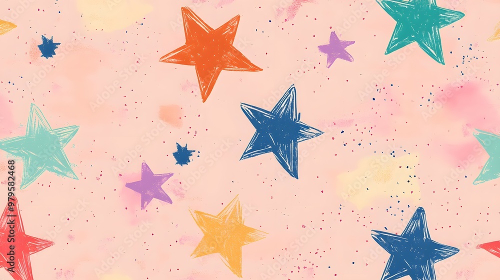 Colorful Stars on Pink Background, Abstract Image, Texture, Pattern Background, Wallpaper, Cover and Screen for Smartphone, PC, Laptop, 9:16 and 16:9 Format Colorful Stars on Pink Background, Abstract Image, Texture, Pattern Background, Wallpaper, Cover and Screen for Smartphone, PC, Laptop, 9:16 and 16:9 Format
