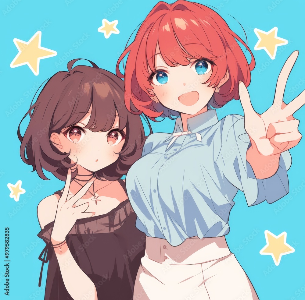 Two Female Teachers Making a Two Female Teachers Making a