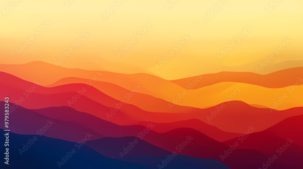 A beautiful gradient of warm colors, resembling a sunset or an abstract painting. Warm Colors. Illustration A beautiful gradient of warm colors, resembling a sunset or an abstract painting. Warm Colors. Illustration