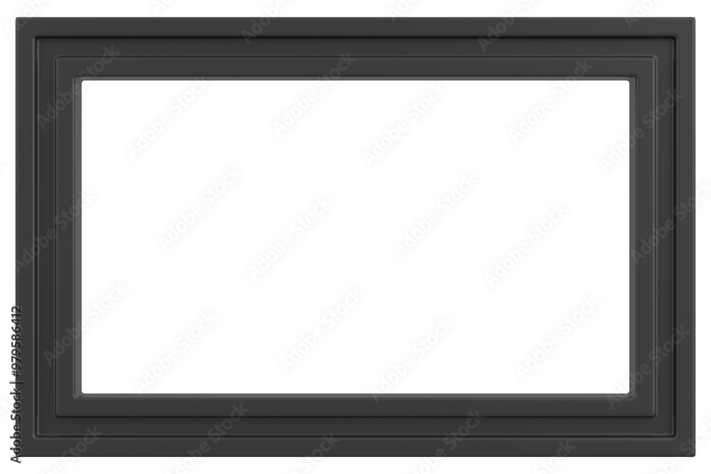Picture frame. Landscape frame. 3D illustration. Picture frame. Landscape frame. 3D illustration.
