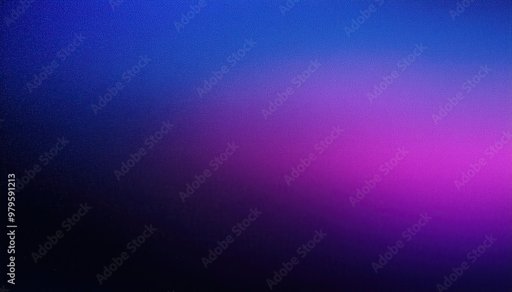 Abstract Gradient of Deep Blues and Vivid Purples Blending into Soft Magentas with Subtle Pixel Texture, Creating a Dreamy Digital Background for Tech or Design Concepts. Noise Backdrop Poster Banner Abstract Gradient of Deep Blues and Vivid Purples Blending into Soft Magentas with Subtle Pixel Texture, Creating a Dreamy Digital Background for Tech or Design Concepts. Noise Backdrop Poster Banner