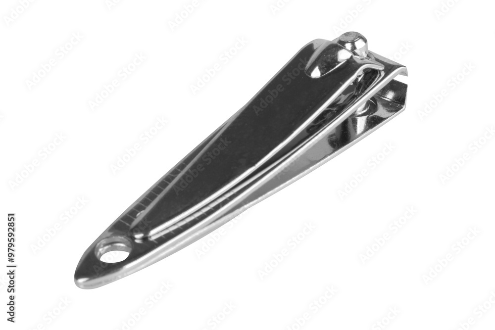 Nail clippers collection isolated on white background Nail clippers collection isolated on white background