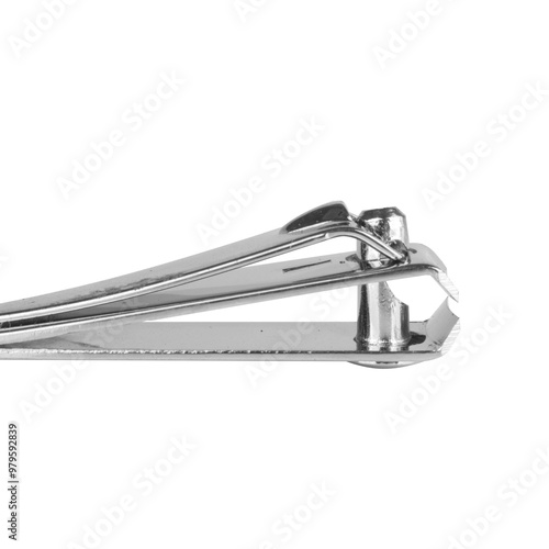 Nail clippers collection isolated on white background