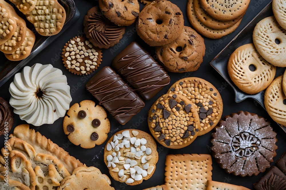 A variety of cookies and shortbread A variety of cookies and shortbread