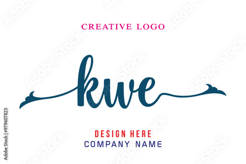 KWE  lettering logo is simple, easy to understand and authoritative