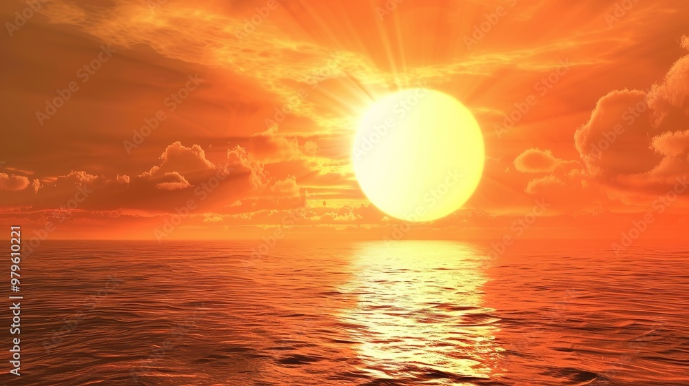 Bright and glowing sun in the sky, radiating warmth and light, symbolizing energy, summer, and natural beauty. Bright and glowing sun in the sky, radiating warmth and light, symbolizing energy, summer, and natural beauty.