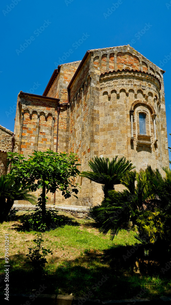 Fototapeta premium Basilica Minore e Santuario Maria SS. Regina di Anglona,Matera,Basilicat,Italy
