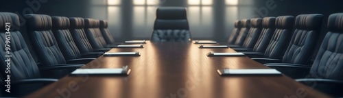 Corporate Boardroom with Sh...