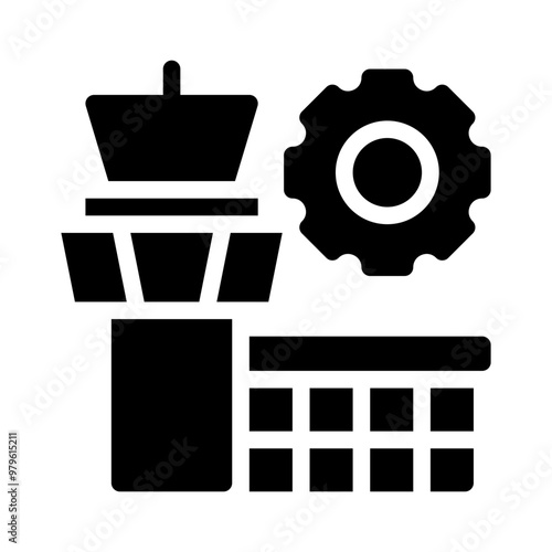 air traffic control glyph icon