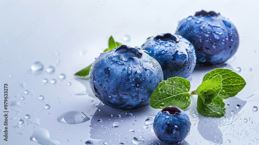 Blueberry fruit isolated over white background Blueberry fruit isolated over white background