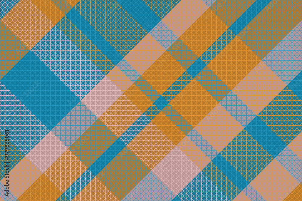 Tartan plaid pattern with texture. Tartan plaid pattern with texture.