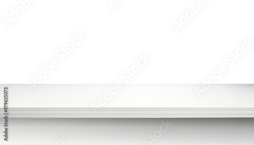 Wallpaper Mural white table mockup border isolated on transparent background cutout Torontodigital.ca
