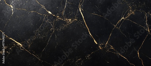 Exquisite Black Marble Textured Wallpaper Luxury Texture