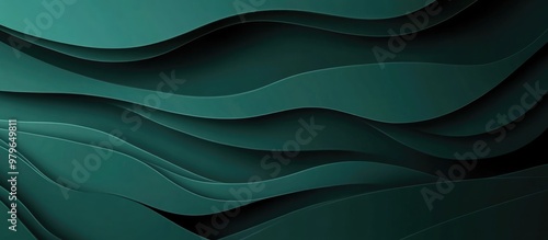Abstract Dark Green Backgrounds With Textured Light Surfaces