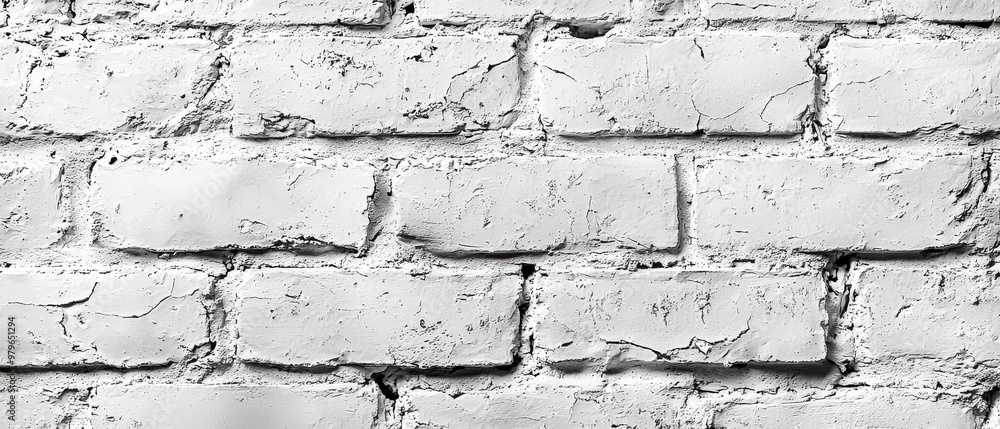 A close up brick wall with a white background A close up brick wall with a white background