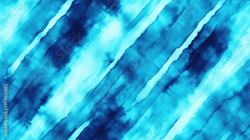 Turquoise Seamless Stripes with a Dirty Tie Dye Effect Cyan and Navy Fluid Tie Dye in a Geometric Style Blue Seamless Geometric Pattern in a Turquoise Fashion