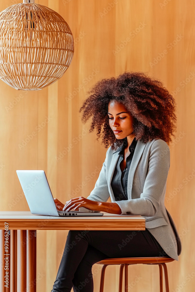 Young Woman Taking a Call While Working at home Young Woman Taking a Call While Working at home