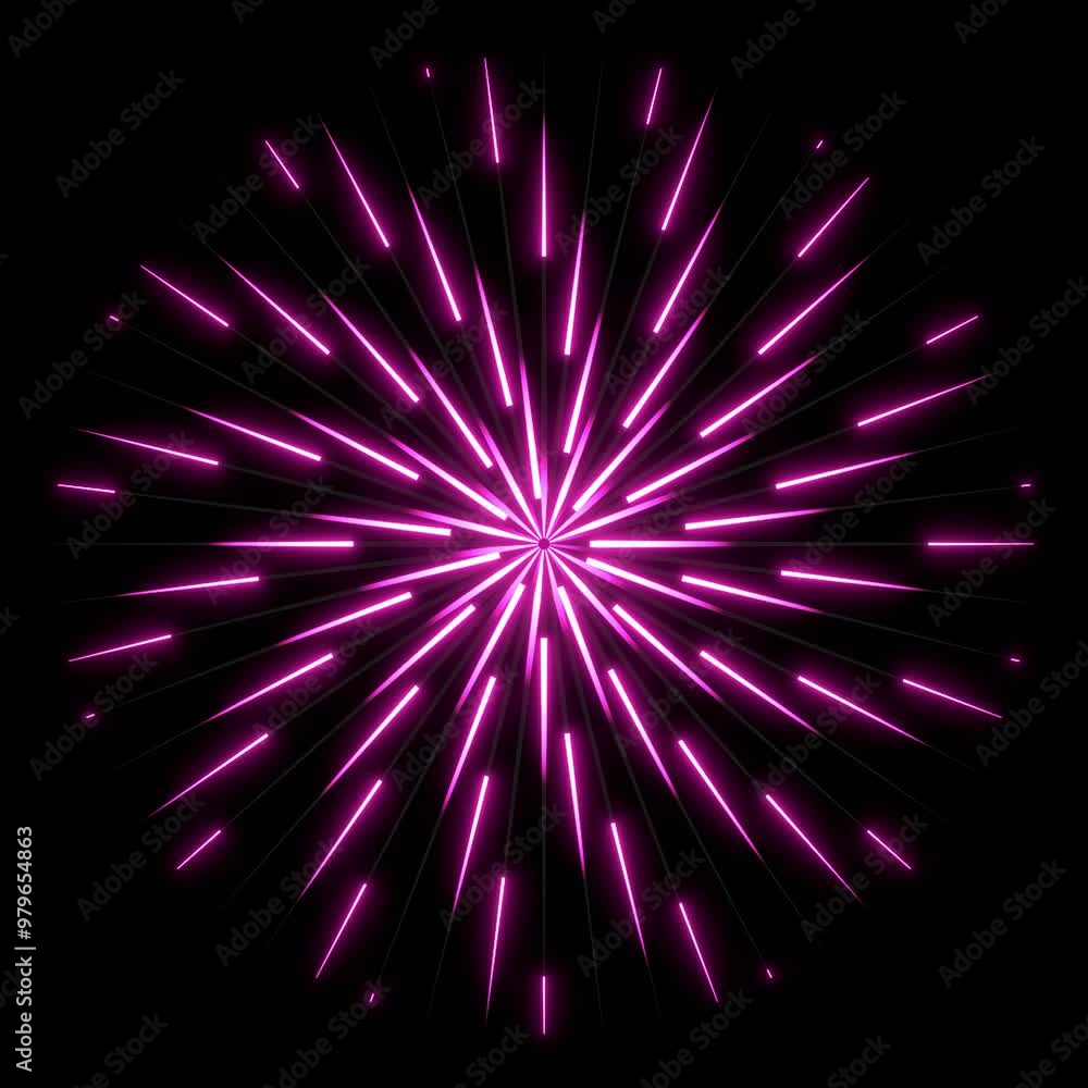 Abstract animated background with pink glowing star shaped neon lines Abstract animated background with pink glowing star shaped neon lines