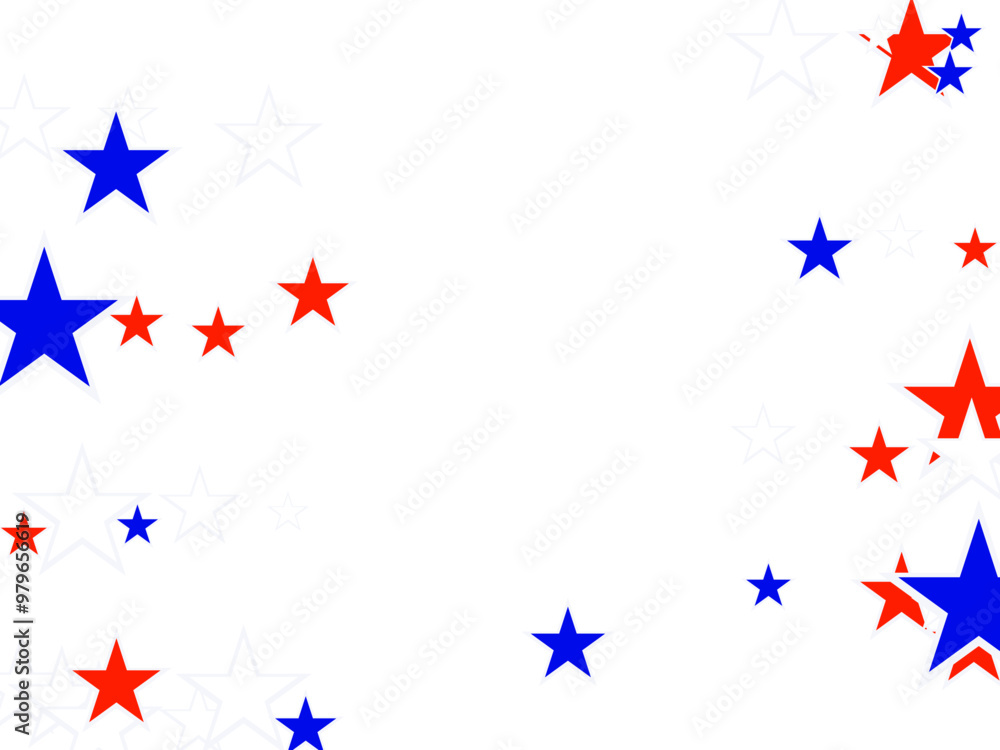 American Independence Day red blue white stars vector backgound. Web banner template for USA Independence day or Memorial Day American Independence Day red blue white stars vector backgound. Web banner template for USA Independence day or Memorial Day