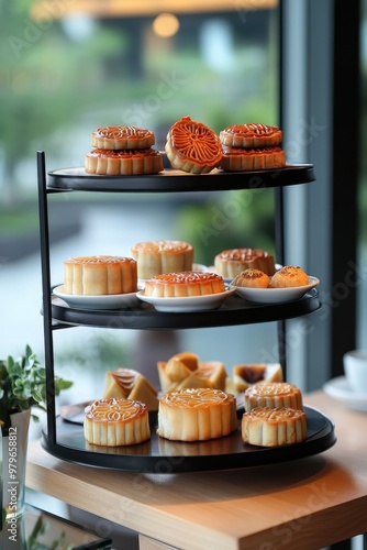 Indulge in Mooncake Delights: High-End Afternoon Tea at Luxurious Hotel Setting