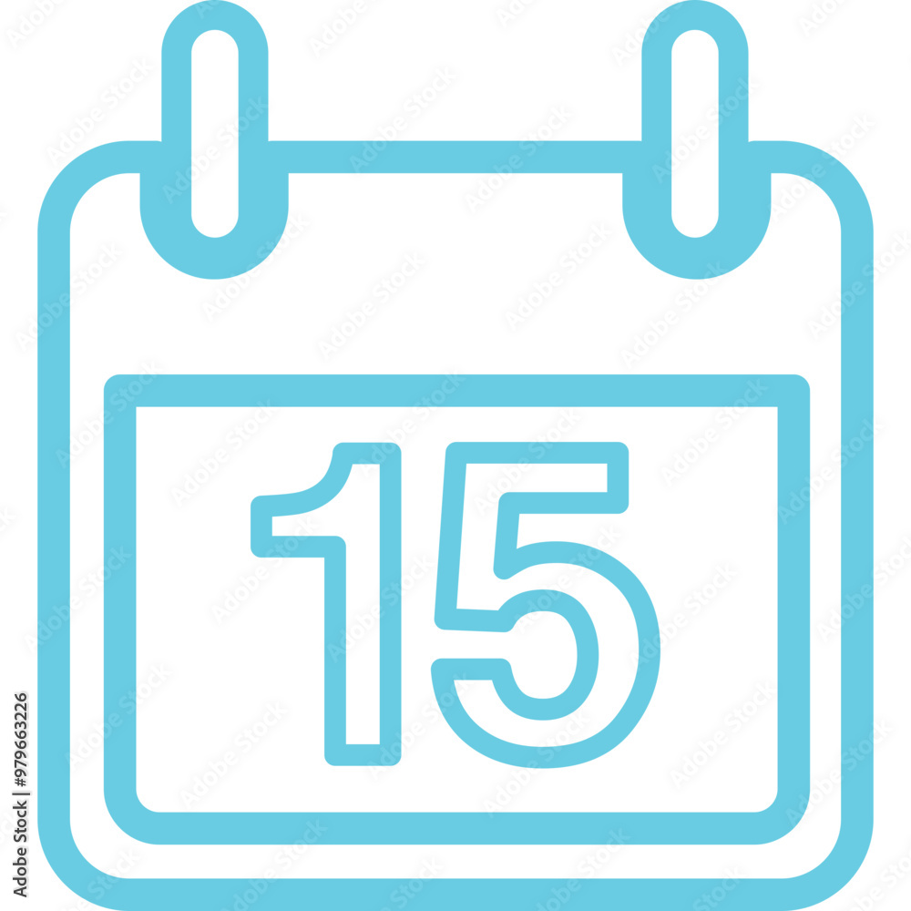 Single icon vector illustration blue Single icon vector illustration blue