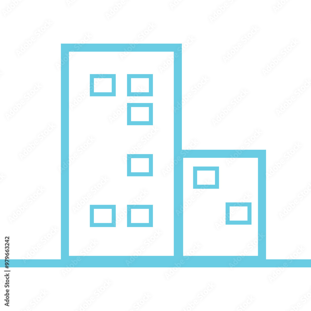 Single icon vector illustration blue Single icon vector illustration blue