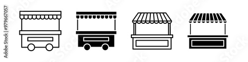 Local stall icon set