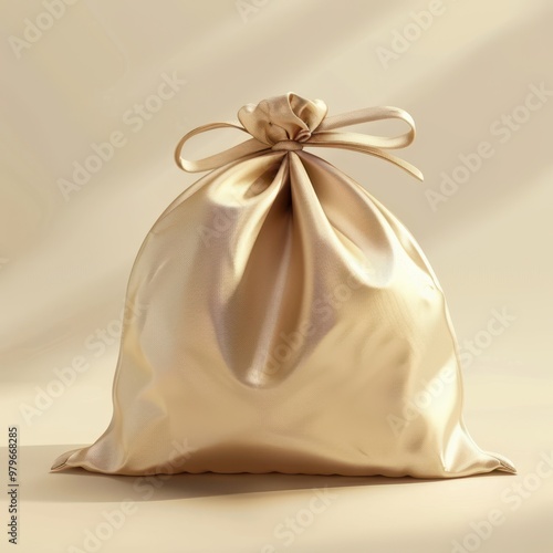 a bag of gold wrapped in a bag