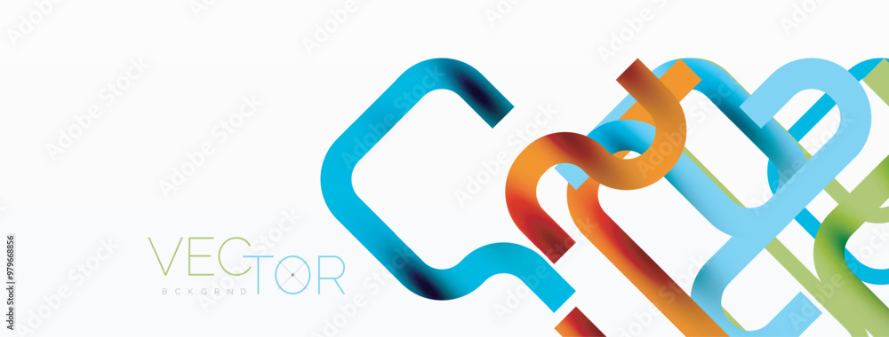 Abstract background curvy lines, minimal geometric design template Abstract background curvy lines, minimal geometric design template