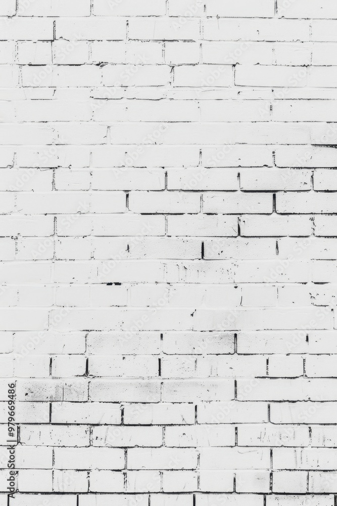 a white brick wall with a black and white sign a white brick wall with a black and white sign