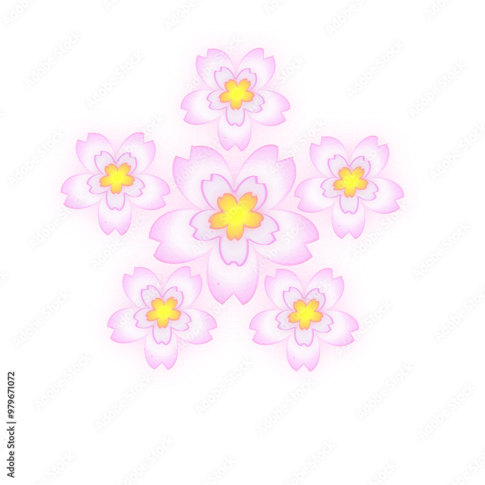 pink and white flowers