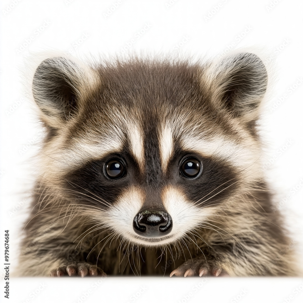 Obraz premium Baby Raccoon Isolated