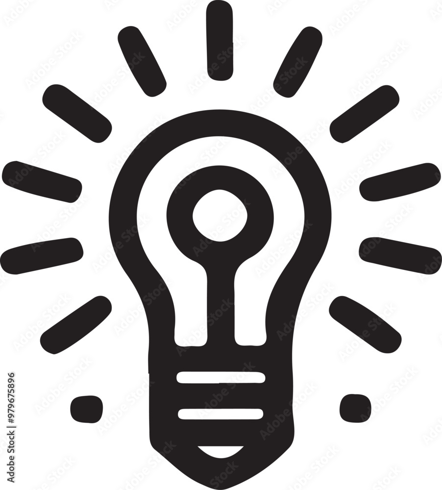 Idea light outline vector art digital online business icon and logo line art illustration design. Idea light outline vector art digital online business icon and logo line art illustration design.