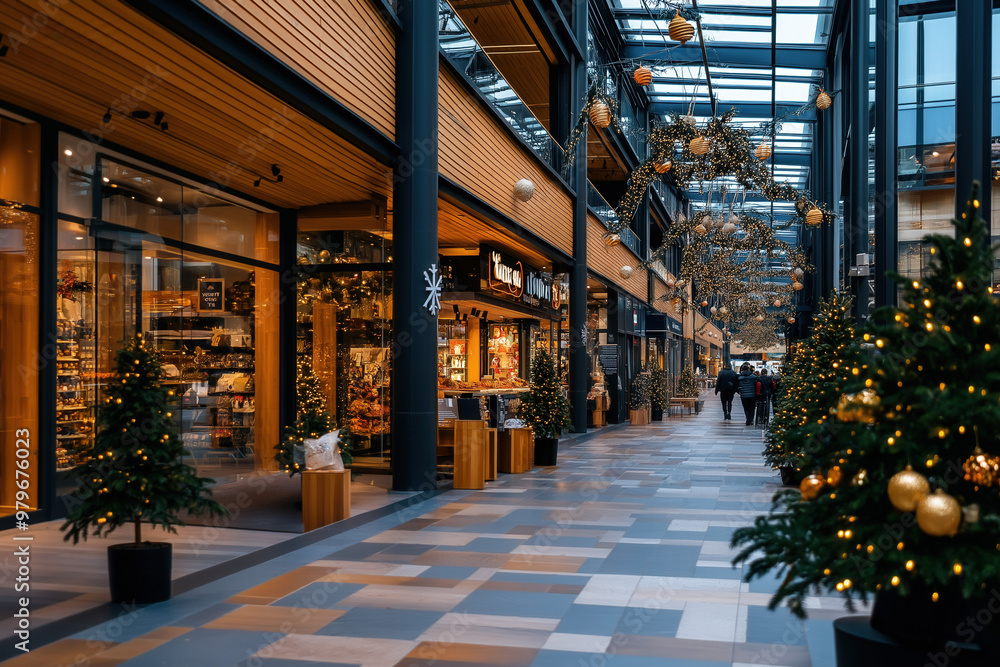 Christmas Mall, Family Shopping Christmas Mall, Family Shopping