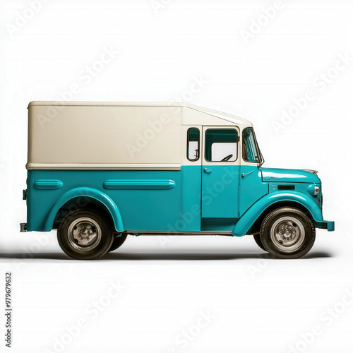 Ice Cream Truck Isolated