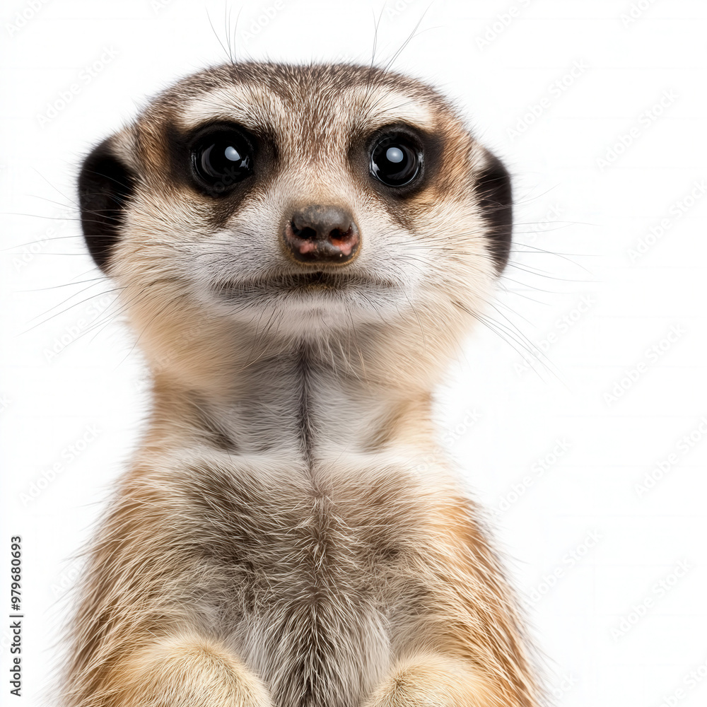 Fototapeta premium Meerkat Isolated